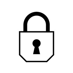 Padlock Icon - Security, Protection, Privacy - Vector Illustration
