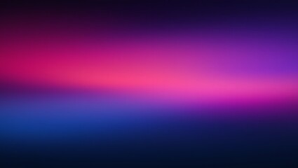 Fototapeta premium Vibrant gradient of pink and purple fading into deep blue abstract background
