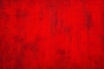 Obraz premium Vibrant red textured background with vertical brush strokes abstract paint