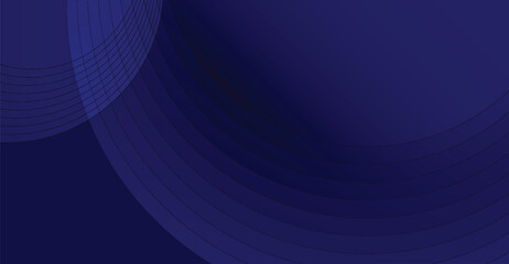 Abstract Dark Blue Background with Curved Lines Design.