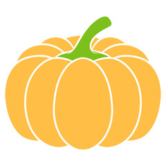 Cartoon pumpkin vector illustration