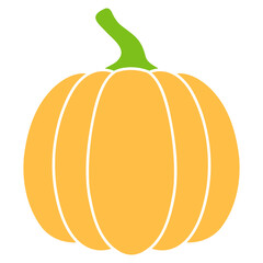 pumpkin vector icon isolated