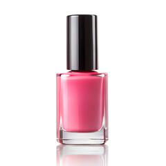 Nail polish bottle isolated on transparent background