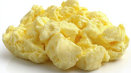 Bright Yellow Granular Substance Close Up