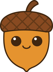 Cartoon character illustration of a smiling man with cute and funny style