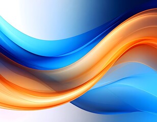 Obraz premium Abstract flowing waves