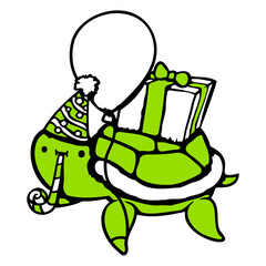Water Turtle Happy Birthday Balloon Present Years Old