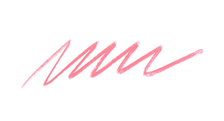 Color pencil strip line stroke, line brush stroke in style on transparent background for design in your work business concept.