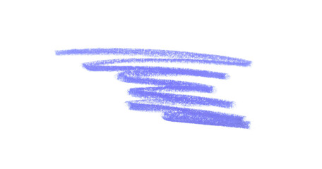 Color pencil strip line stroke, line brush stroke in style on transparent background for design in your work business concept.