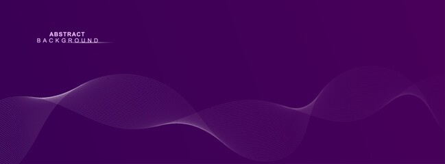 Abstract purple background, with style wave which cool, Suitable for business, ads, promotion, background banner.