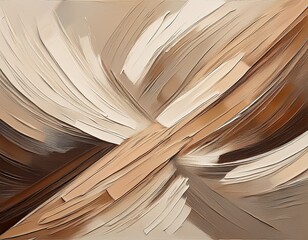diagonal abstract art featuring brushstrokes in neutral tones