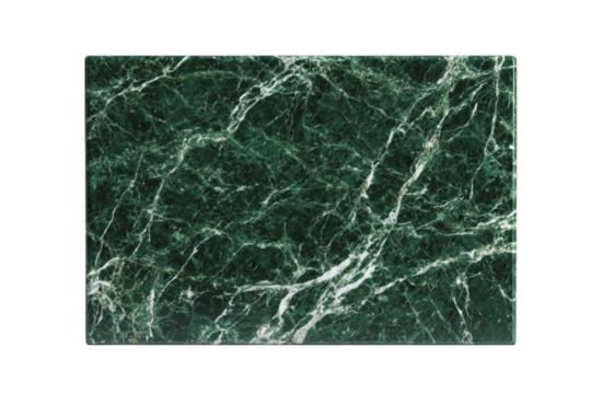 A green marble slab with a pattern of white lines