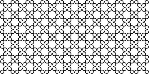 Seamless Geometric Floral Tile Pattern with Petal Shapes . Modern contemporary geometric shape design. Digital architectural material and texture resource.