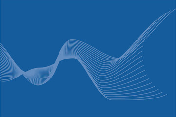 abstract blue wave background