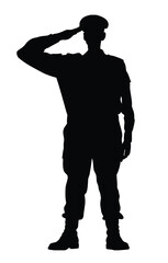 silhouette,  military soldier, soldier, saluting, hyper detailed,black, white  cinematic lighting, realistic, highly detailed, intricate, sharp focus,
