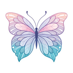 A Minimalistic and Elegant Butterfly Icon — Symmetrical Vector Design