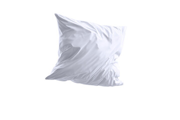 Obraz premium A white pillow is floating in the air