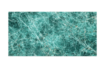 A large green tile with a pattern of cracks and lines