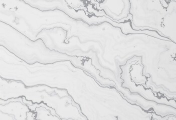 Obraz premium Swirling veins of white and gray marble, polished surface, photography, wall