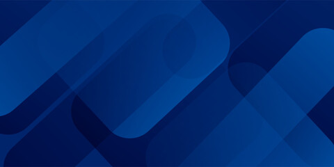 Abstract blue background with glowing geometric lines. Modern blue gradient square shape design. Modern simple