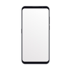 Black mobile phone smartphone mockup