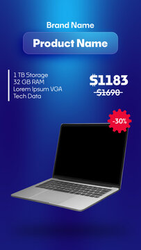 Animated Product Promo Presentation | Vertical Market Sale Promotion for Social Media Stories with Discount Animation