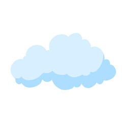 Hand drawn cloud simple doodle for decoration
