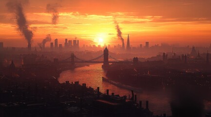 Industrial London Sunset (1)