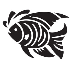 Fish Vector Illustration – Colorful Aquatic Animal Design