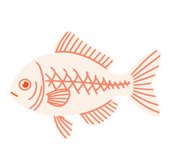 Fish Vector Illustration – Colorful Aquatic Animal Design