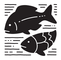 Fish Vector Illustration – Colorful Aquatic Animal Design