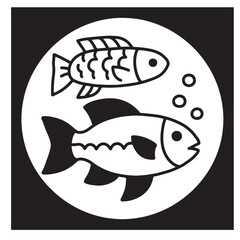 Fish Vector Illustration – Colorful Aquatic Animal Design