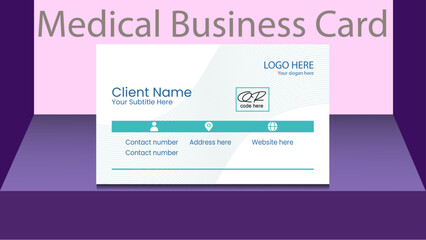 Medical business card l Medical visting card l New design 2025