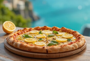  A Slice of Paradise Indulge in a picturesque pizza inspired by the breathtaking Amalfi Coast