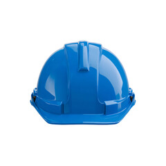 Isolated Blue Hard Hat with Transparent Background