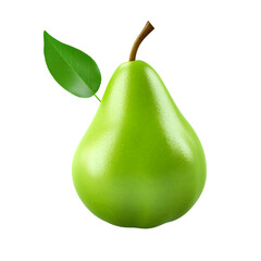 pear on white background