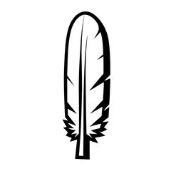 Vector logo icon Feather