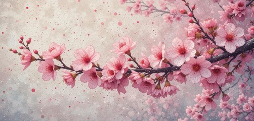  Detailed Pointillist Illustration, Impressionistic Feel, Vintage Postcard Style