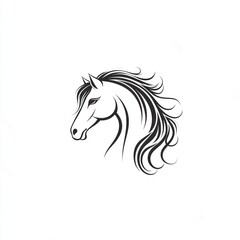 Obraz premium Elegant horse profile