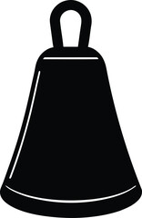 cowbell on white background.eps