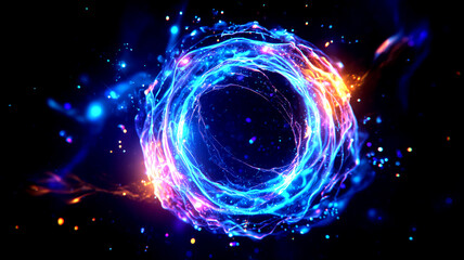 Electric Halo Portal in Space-Time Continuum &ndash; Generative AI