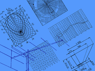 Blueprints, Technik, Architektur, Bauplan, Zeichnung