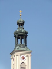 Church clock tower