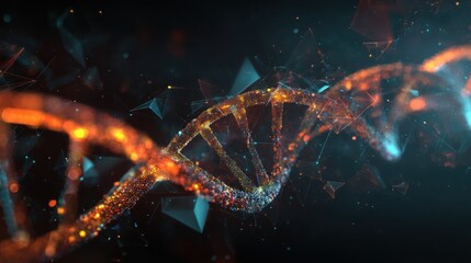 Futuristic Technology Science Research Data Biology Healthcare DNA