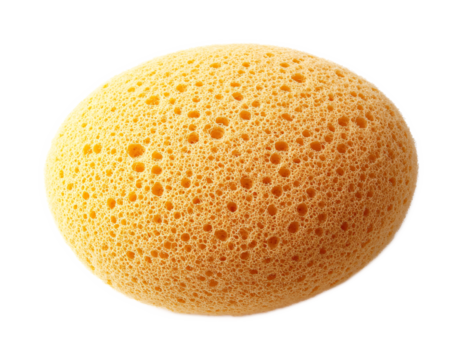 Makeup Sponge for Blending and Application - Isolated on White Background