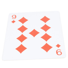 card gambling on white game luck nine diamonds