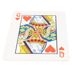 card gambling on white game luck queen hearts