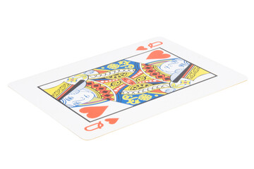 card gambling on white game luck queen hearts
