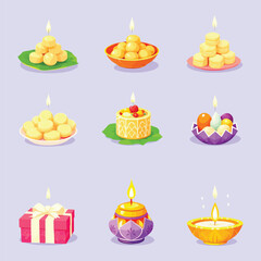 christmas icons set
