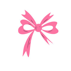 Fototapeta premium pink ribbon illustration